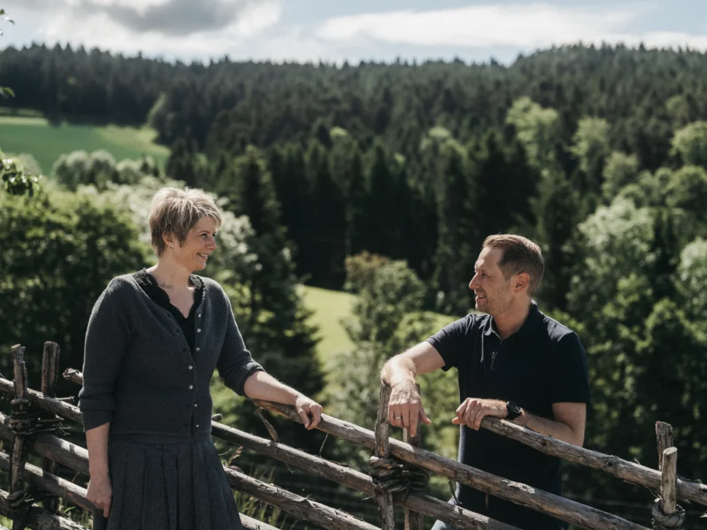 Alexandra Muhr vom Hotel Muhr in Pöllau mit ihren Bruder