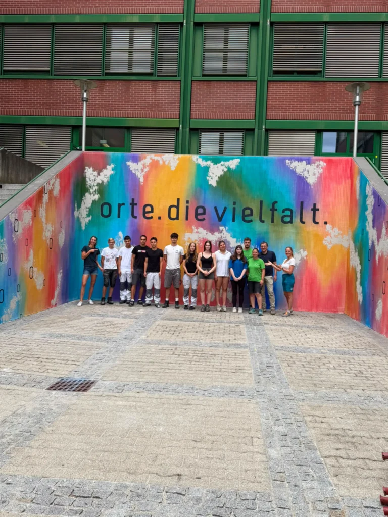 Fertige Atmende Wand in der Ortweinschule
