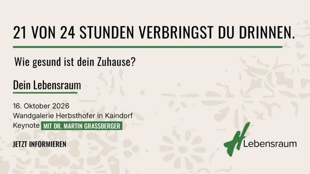 Veranstaltung dein LEBENSRAUM, 16. Oktober 2026, Wandgalerie Herbsthofer in Kaindorf